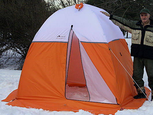 Зимняя палатка-автомат - идеальный вариант для рыбалки