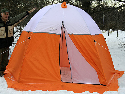 Палатка для зимней рыбалки своими руками